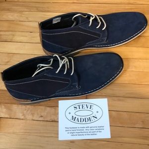Navy Steve Madden Chuka Boot
